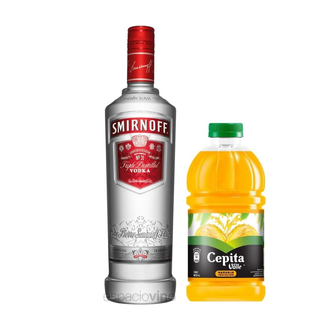 Smirnoff comun + 1 cepita